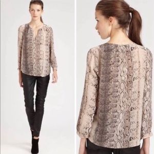 Joie Purine Blouse 100% Silk size L